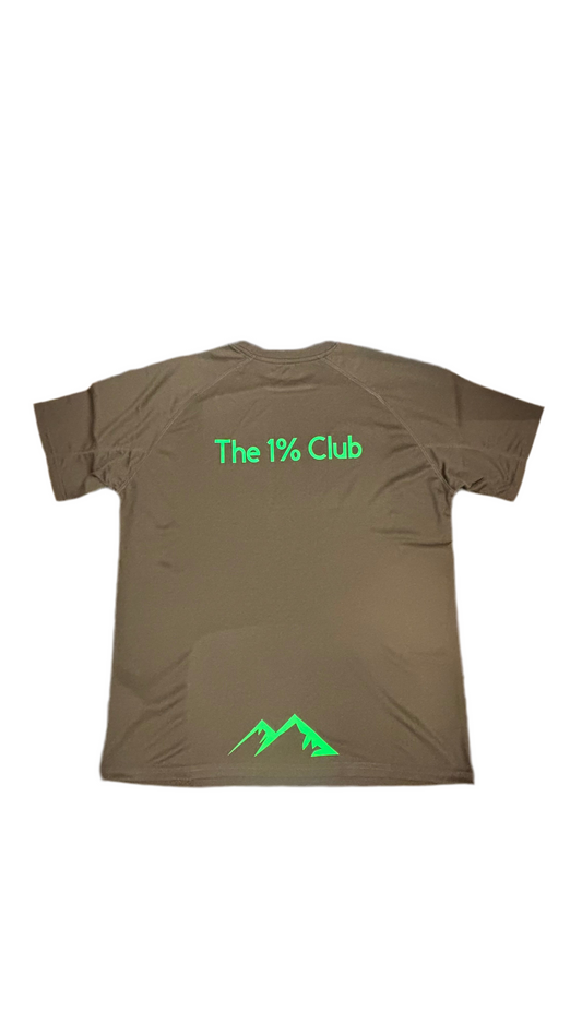 Men’s active running tee The 1% Club Collection