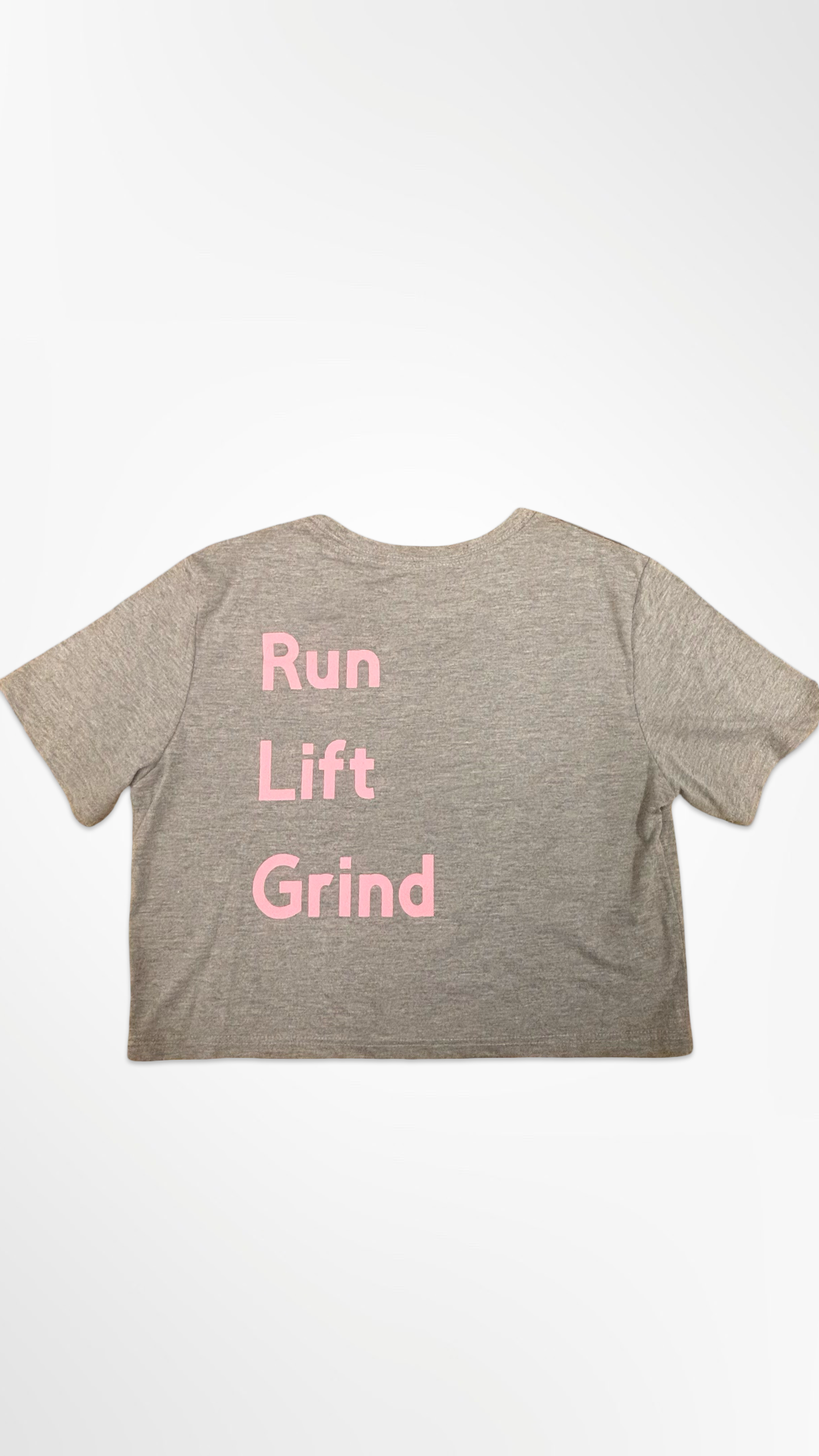 Running Junkie Strength Cropped Tee