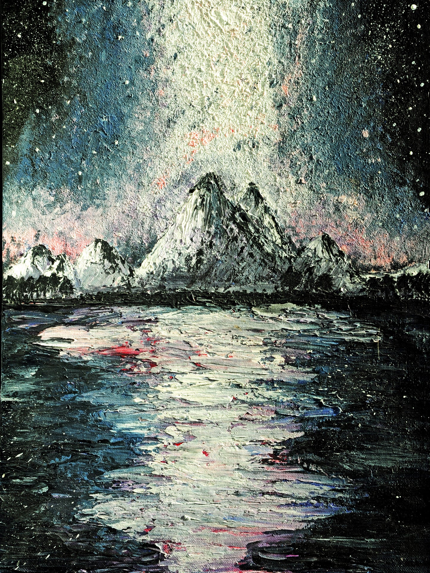 Midnight Over Eryri — Giclée Acrylic Art Print A4