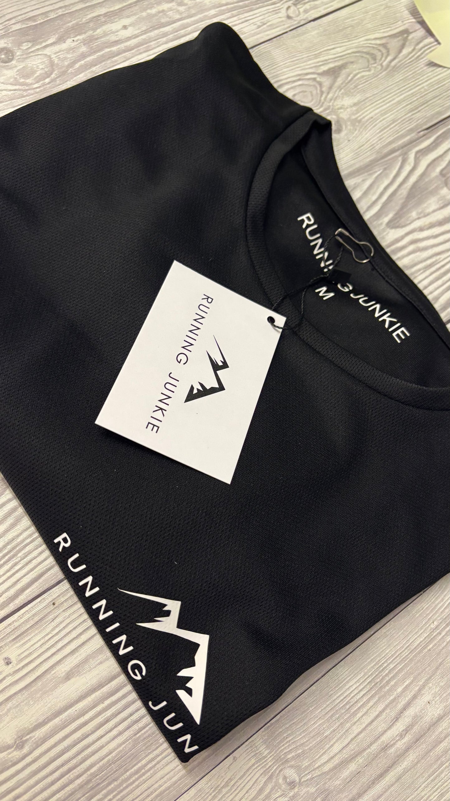 Mens Running Junkie Original Long Sleeve Tee